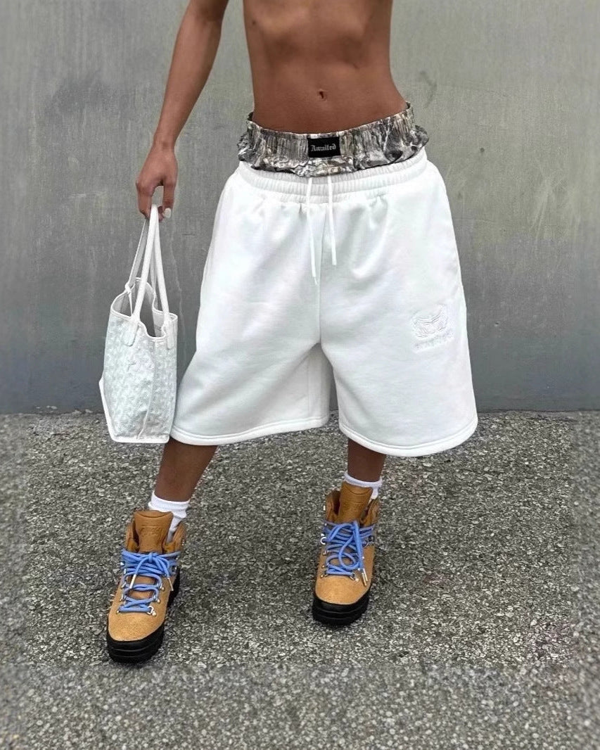 Layered Camo Shorts