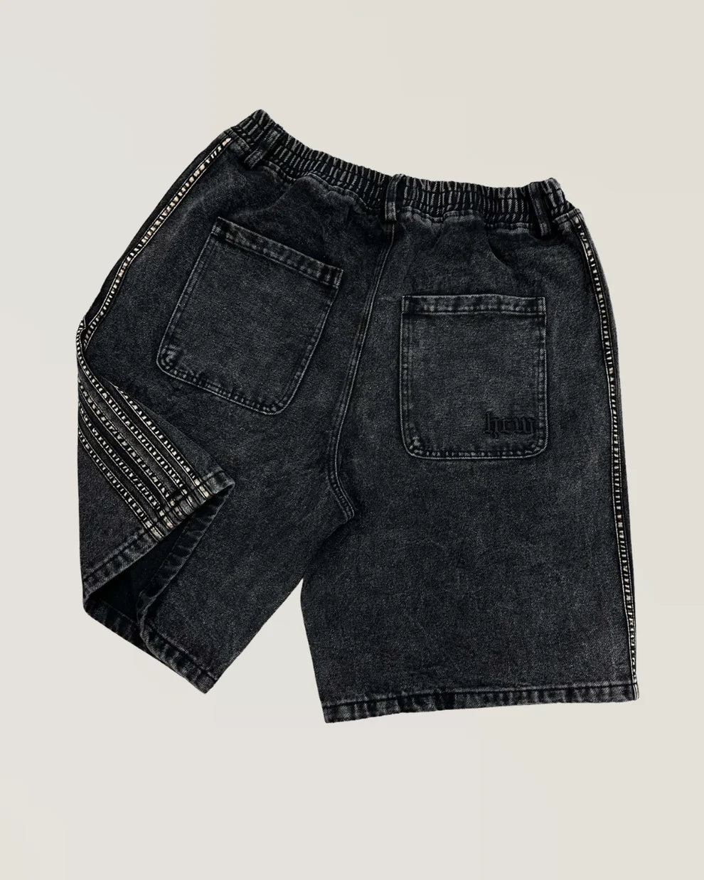 Trackline Denim Shorts