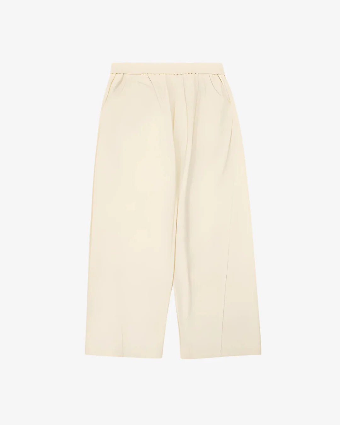 Ivory Pleated Sweats