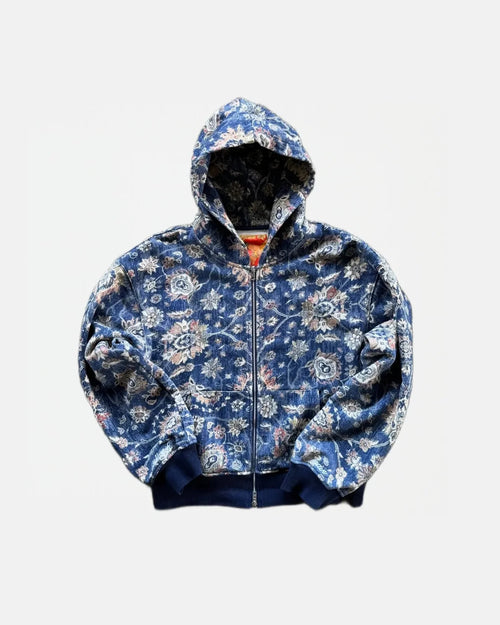 Midnight Tapestry Zip Hoodie