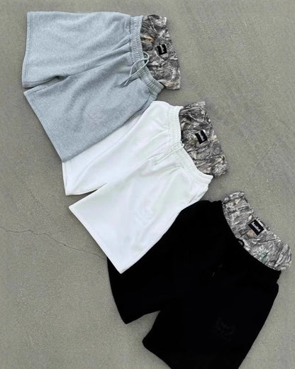Layered Camo Shorts
