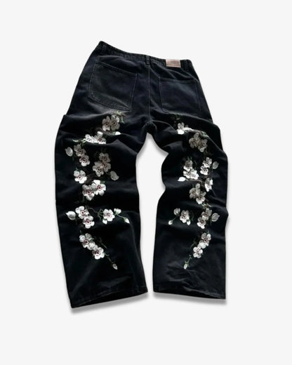 Cherry Blossom Denim Jeans