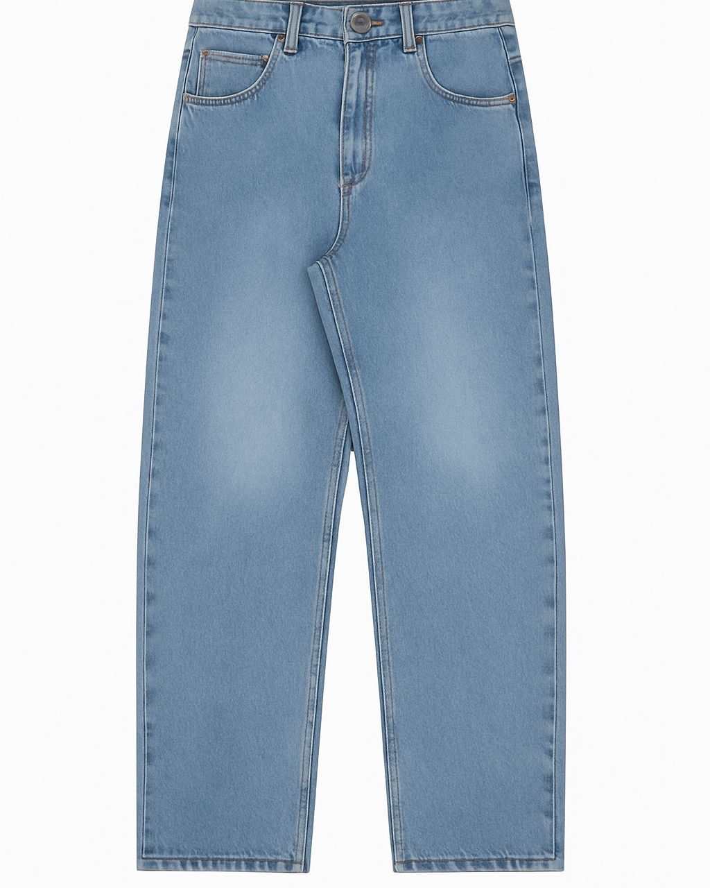 Relaxed Fit Straight Leg Jeans