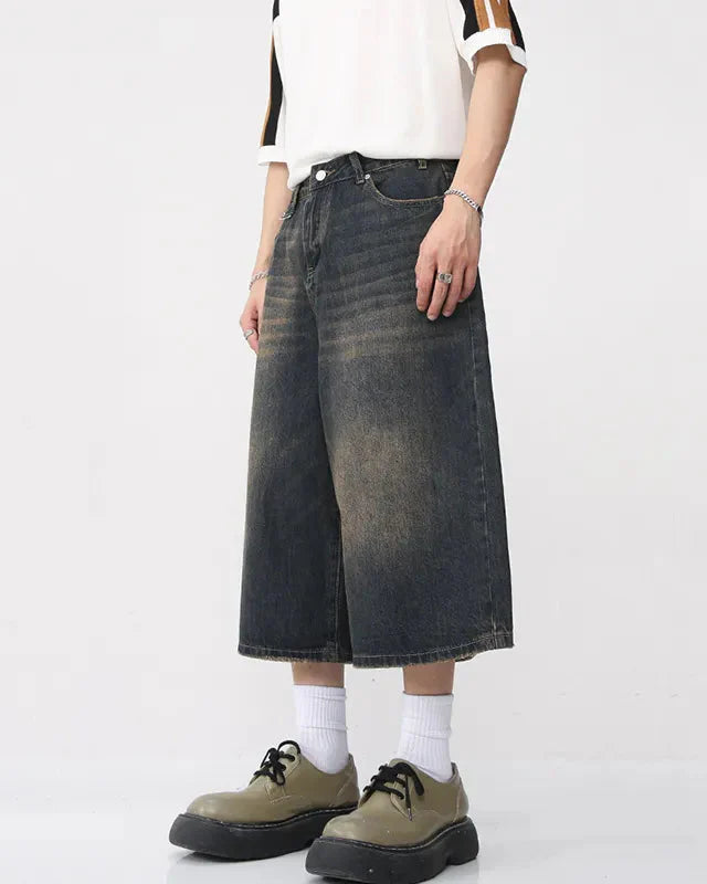 Vintage Fade Denim Jorts