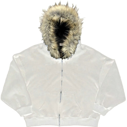Arctic Luxe Zip Hoodie