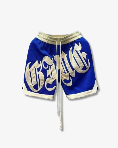 Obsidian Gothic Mesh Shorts