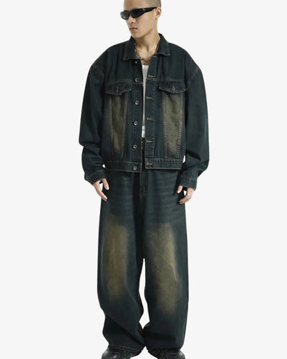Vintage Washed Denim Jacket