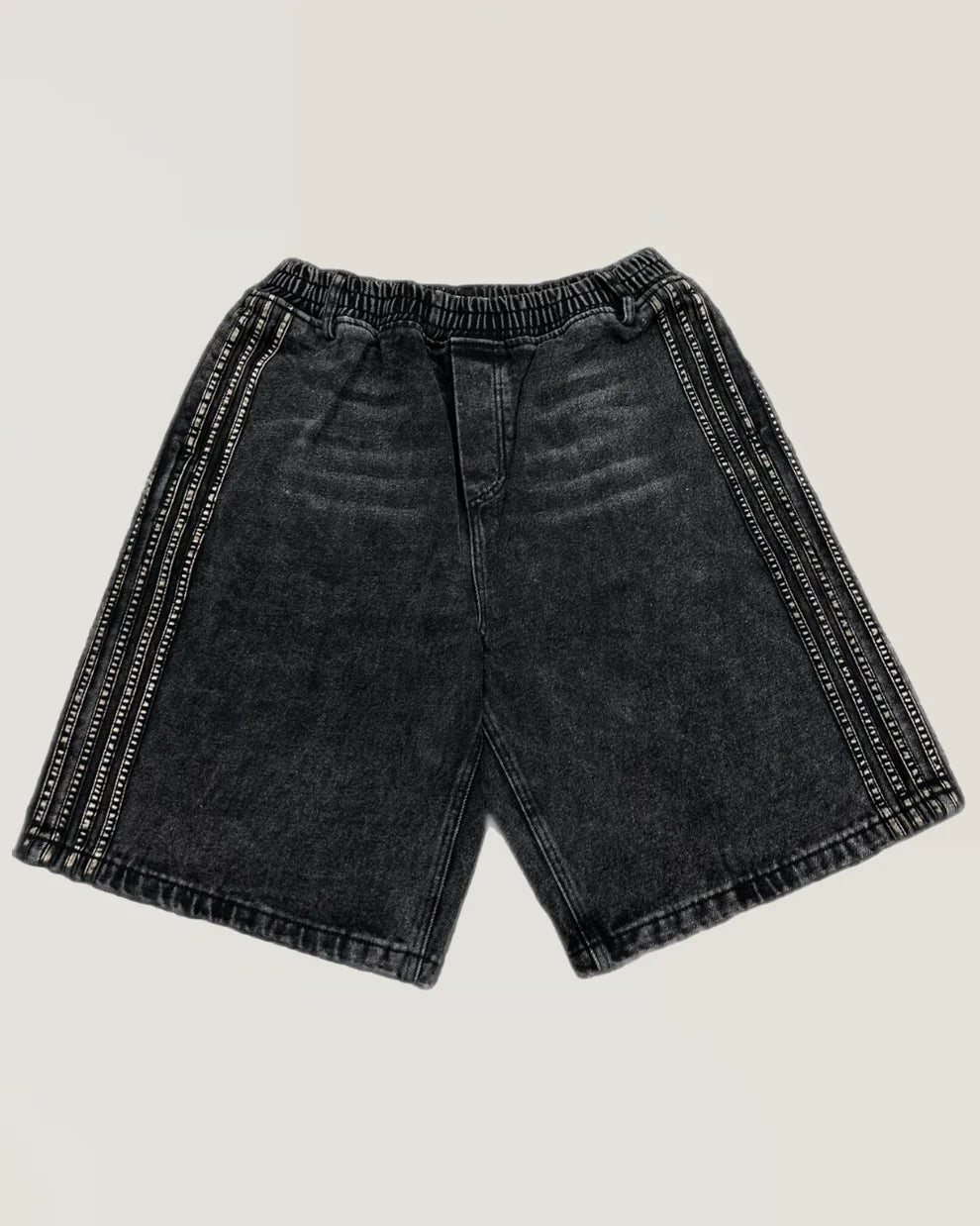 Trackline Denim Shorts