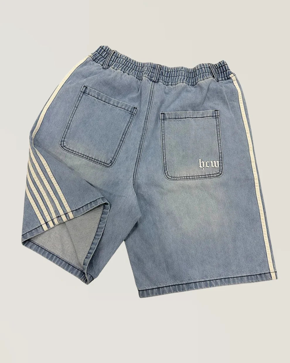Trackline Denim Shorts