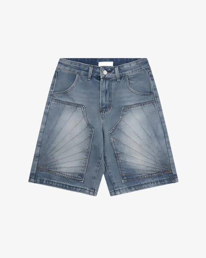 Radiant Panel Denim Shorts
