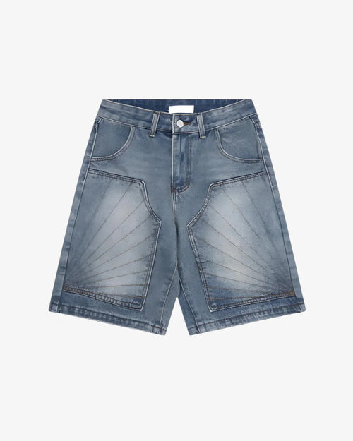 Radiant Panel Denim Shorts