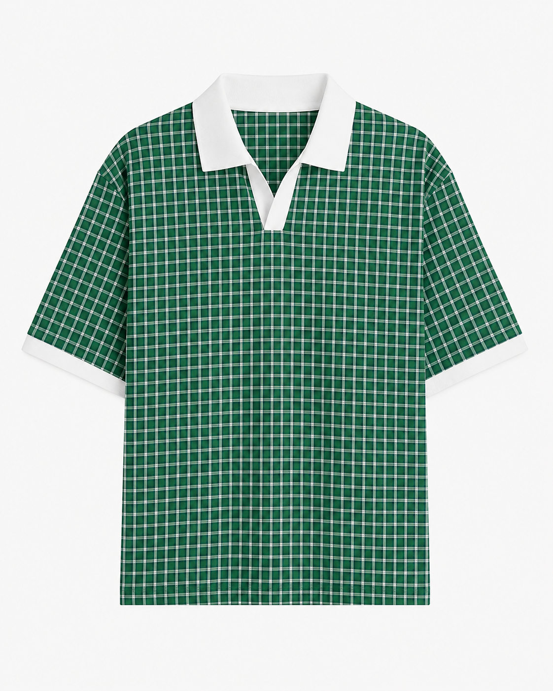 Relaxed Fit Checked Polo